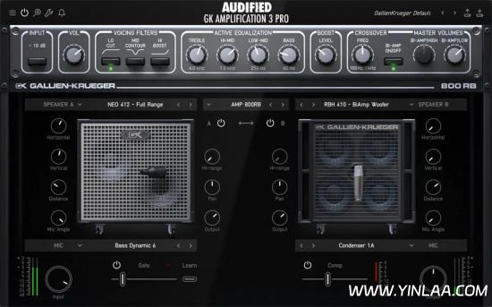 Audified GK Amplification 3 Pro 3.1.6 WiN-音浪网-音乐制作系统办公资源