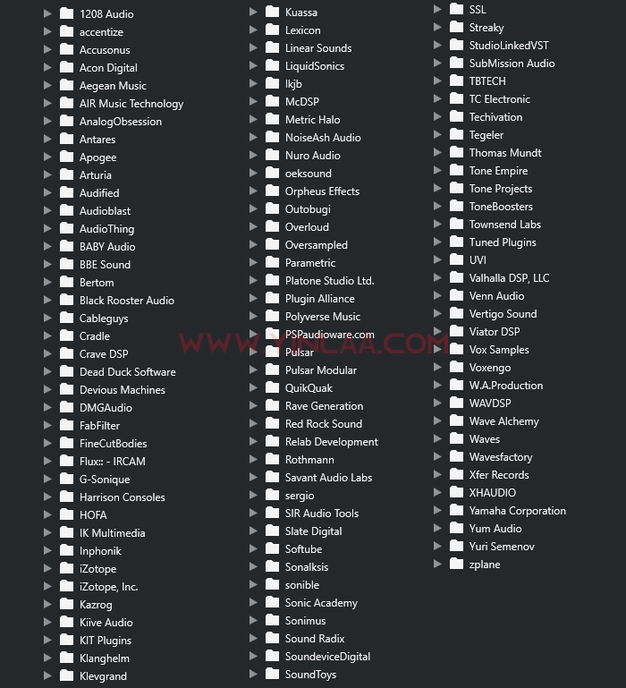 图片[3]-独家制作 最新调试混音64位VST3插件包 精选一键安装550个效果器合集v3.0 WiN 支持定制