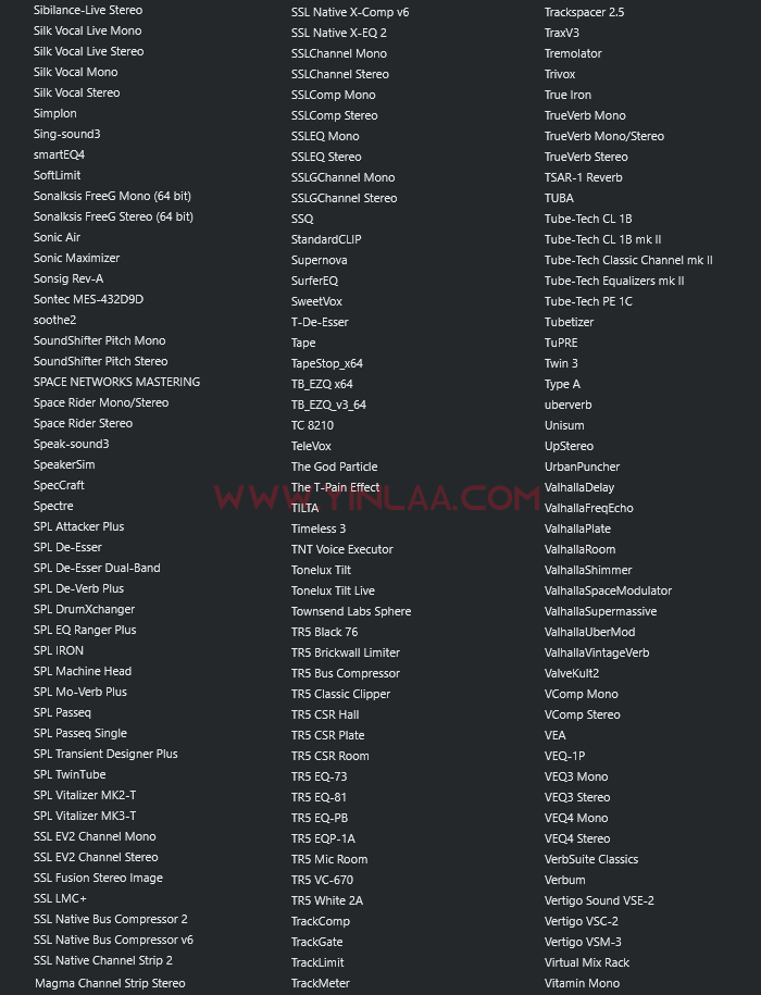 图片[8]-独家制作 最新调试混音64位VST3插件包 精选一键安装550个效果器合集v3.0 WiN 支持定制