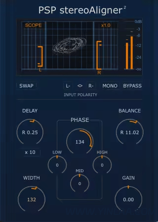 PSPaudioware PSP stereoAligner2 v2.0.0 WiN-音浪网-音乐制作系统办公资源