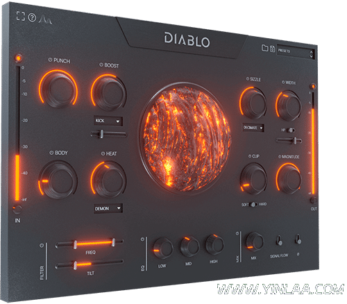 鼓增强插件 Cymatics Diablo v1.0.3 WiN/Mac-音浪网-音乐制作系统办公资源