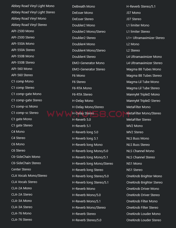 图片[3]-免费下载 调音师调试常用插件包64位VST3 一键安装效果器900M WiN 支持定制-音浪网-音乐制作系统办公资源
