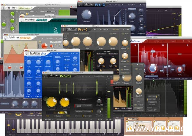 肥波插件套装 FabFilter Total Bundle v2018.02 WiN/Mac-音浪网-音乐制作系统办公资源