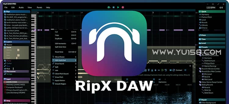 专业AI音频分离软件 Hit’n’Mix RipX DAW PRO 7.0.2-8.0.3多个版本 WiN/Mac-音浪网-音乐制作系统办公资源