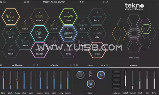 Baby Audio Tekno 1.1 WiN-音浪网-音乐制作系统办公资源