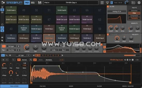 Apisonic Audio Speedrum v2.3.3 Win/macOS/Linux-音浪网-音乐制作系统办公资源