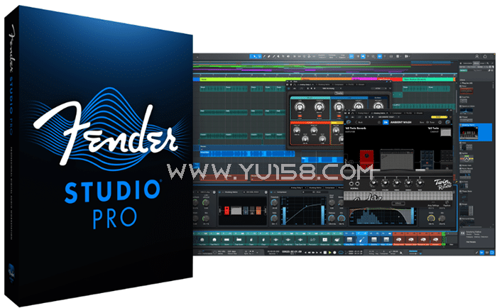 免费下载 最新编曲混音软件 Fender Studio Pro 8 v8.0.0