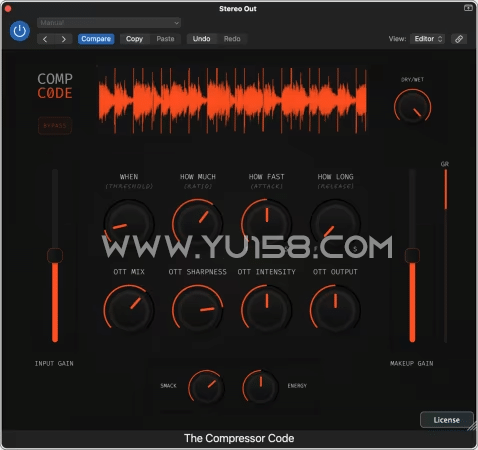 Cr8ive Audio The Compressor Code v1.0.0 MacOS-音浪网-音乐制作系统办公资源