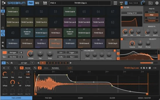Apisonic Audio Speedrum v2.3.4 Win/macOS/Linux-音浪网-音乐制作系统办公资源