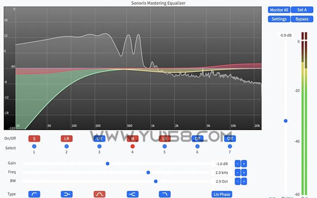 母带均衡器插件 Sonoris Mastering Equalizer v1.2.1.0 Incl Patched and Keygen-R2R WiN-音浪网-音乐制作系统办公资源