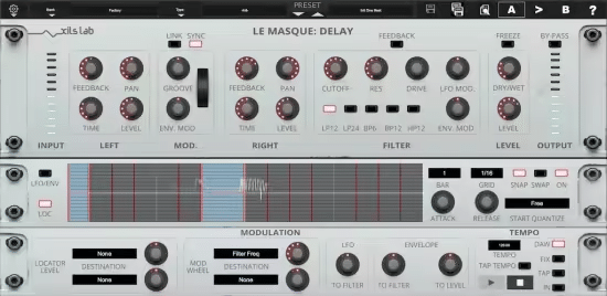 创新延迟插件 XILS lab LeMasqueDelay v2.0.1 MacOS-音浪网-音乐制作系统办公资源