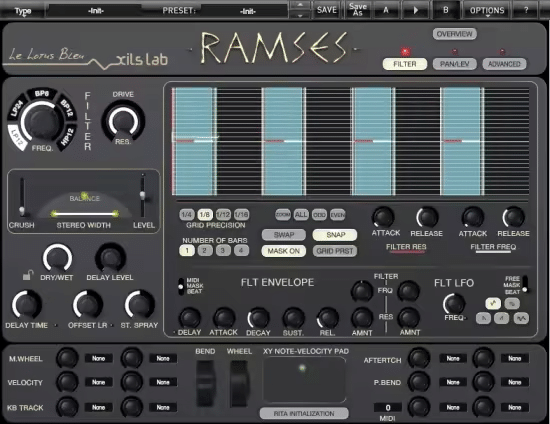 实时多重效果插件 XILS lab RAMSES v2.0.0 MacOS-音浪网-音乐制作系统办公资源