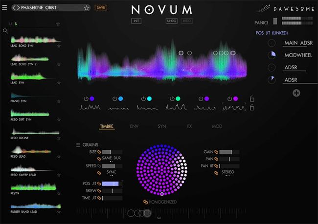 创新型音频合成插件 Dawesome Novum 1.19 WiN-音浪网-音乐制作系统办公资源