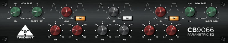 建模均衡器 Trident Audio Developments CB9066 EQ v2.0.0