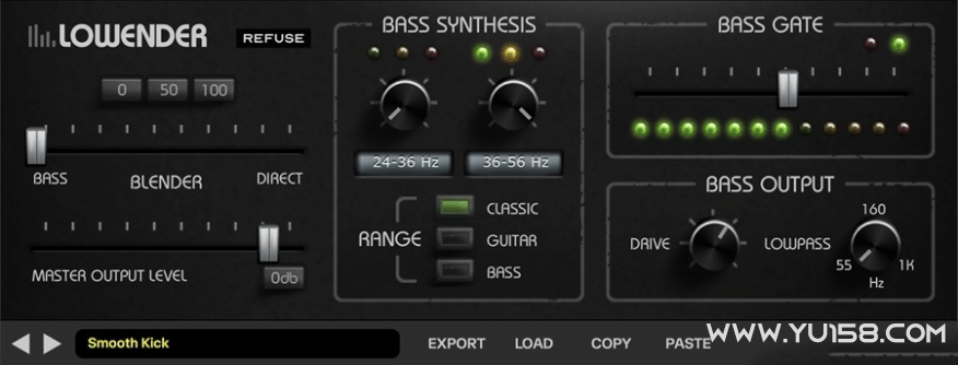 ReFuse Software Lowender v1.6.0.1 Incl Patched and Keygen-R2R WiN-KY158-音频制作办公资源分享