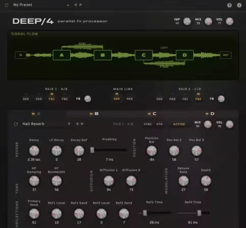 多效果处理器 Temecula DSP DEEP4 v0.5.7 Incl Patched and Keygen-R2R WiN-音浪网-音乐制作系统办公资源