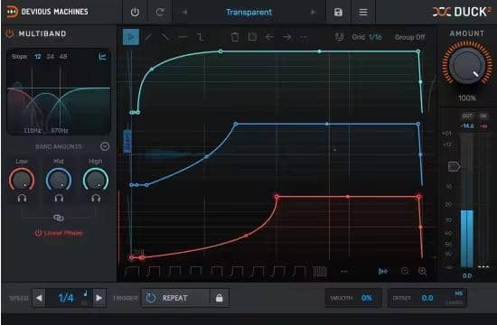 侧链压缩与创意音量塑形的终极工具 Devious Machines Duck 2 v2.0.30 U2B MAC-音浪网-音乐制作系统办公资源
