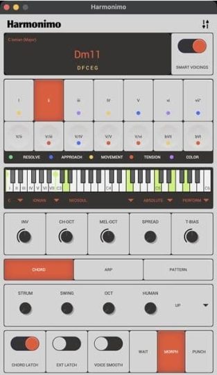和弦生成插件 Clayworks Harmonimo v1.2.4 Incl. Keygen-MOCHA WiN-音浪网-音乐制作系统办公资源