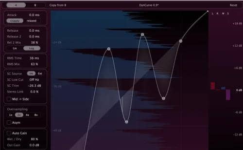 动态处理器 Fehrenberg Audio DynCurve v1.0.6 Incl. Keygen-MOCHA WiN-音浪网-音乐制作系统办公资源