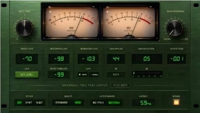 母带响度校准插件 M Media Audio Volume Dealer v1.0.0 VST3 AU WiN/MAC/LiNUX-音浪网-音乐制作系统办公资源