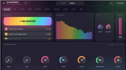 Busy Works Beats AI Mastering 8 v8.0.0.2 U2B MacOS-音浪网-音乐制作系统办公资源