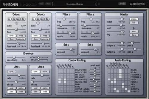 Audio Damage ShinRonin v1.0.0 VST3 CLAP AU AAX LV2 WiN/MAC/LiNUX-音浪网-音乐制作系统办公资源