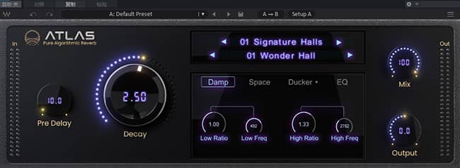 Atlas Reverb 单独一键安装混响插件 WiN-音浪网-音乐制作系统办公资源