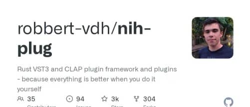 Robbert van der Helm NIH-plug Plugins Bundle v2026.05.10 VST3 CLAP WiN/MAC/LiNUX-音浪网-音乐制作系统办公资源
