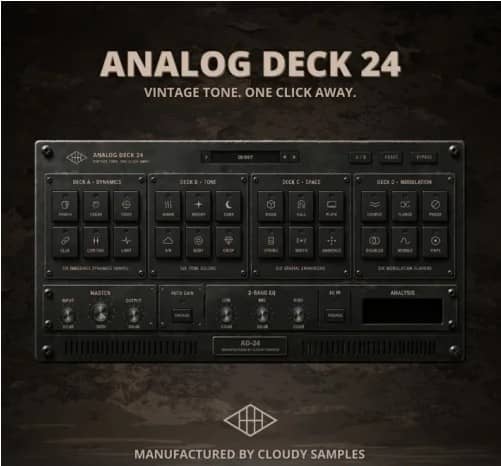 Cloudy Samples Analog Deck 24 WIN/MAC-音浪网-音乐制作系统办公资源