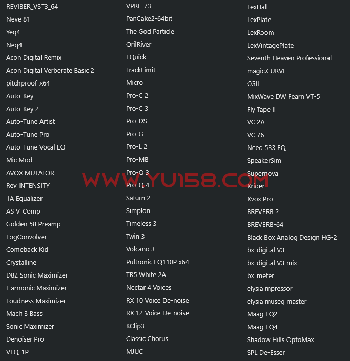 图片[2]-最新调音师精选调试插件包64位VST3可选路径一键安装效果器合集4G v3.0 WiN 支持定制-音浪网-音乐制作系统办公资源