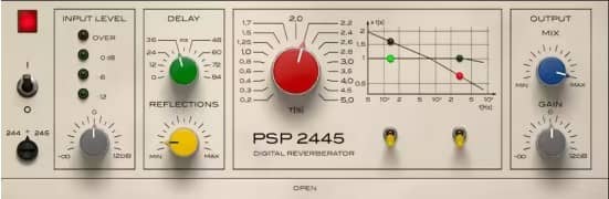 经典数字混响插件 PSPaudioware PSP 2445 v1.4.0 WiN-音浪网-音乐制作系统办公资源