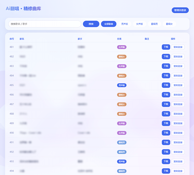 图片[1]-AI翻唱精修曲库 购买翻唱软件用户+网站会员免费使用-音浪网-音乐制作系统办公资源
